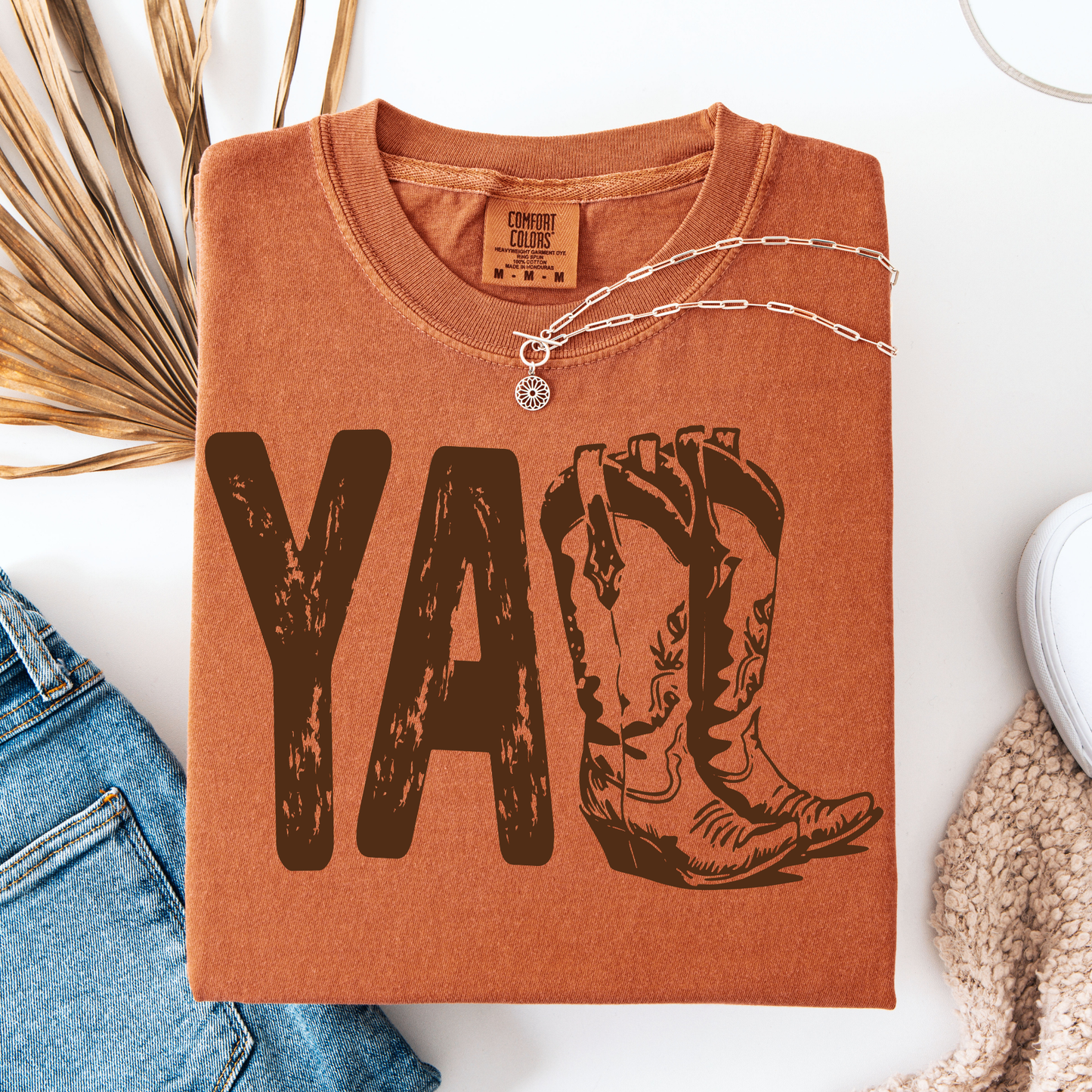 Yall Boots Graphic Tee D-1229