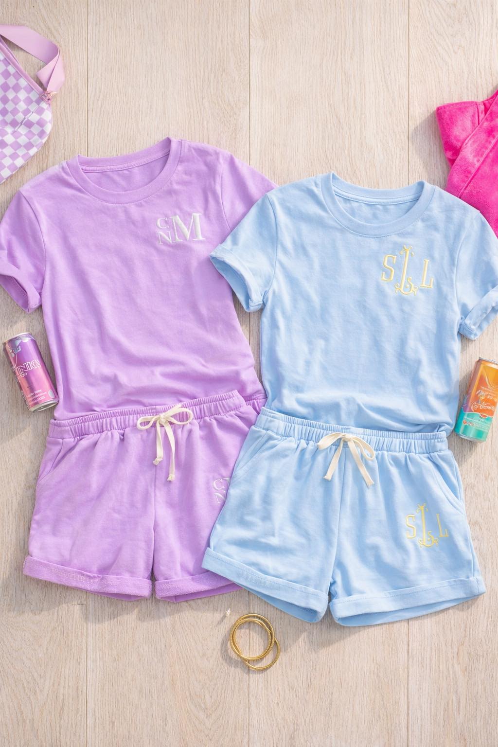 MONOGRAM LOUNGE SET DROP - WS