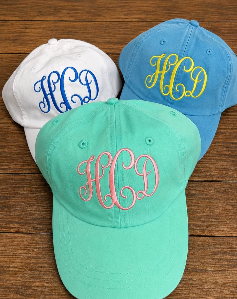 Vintage Monogram Hats - Ws