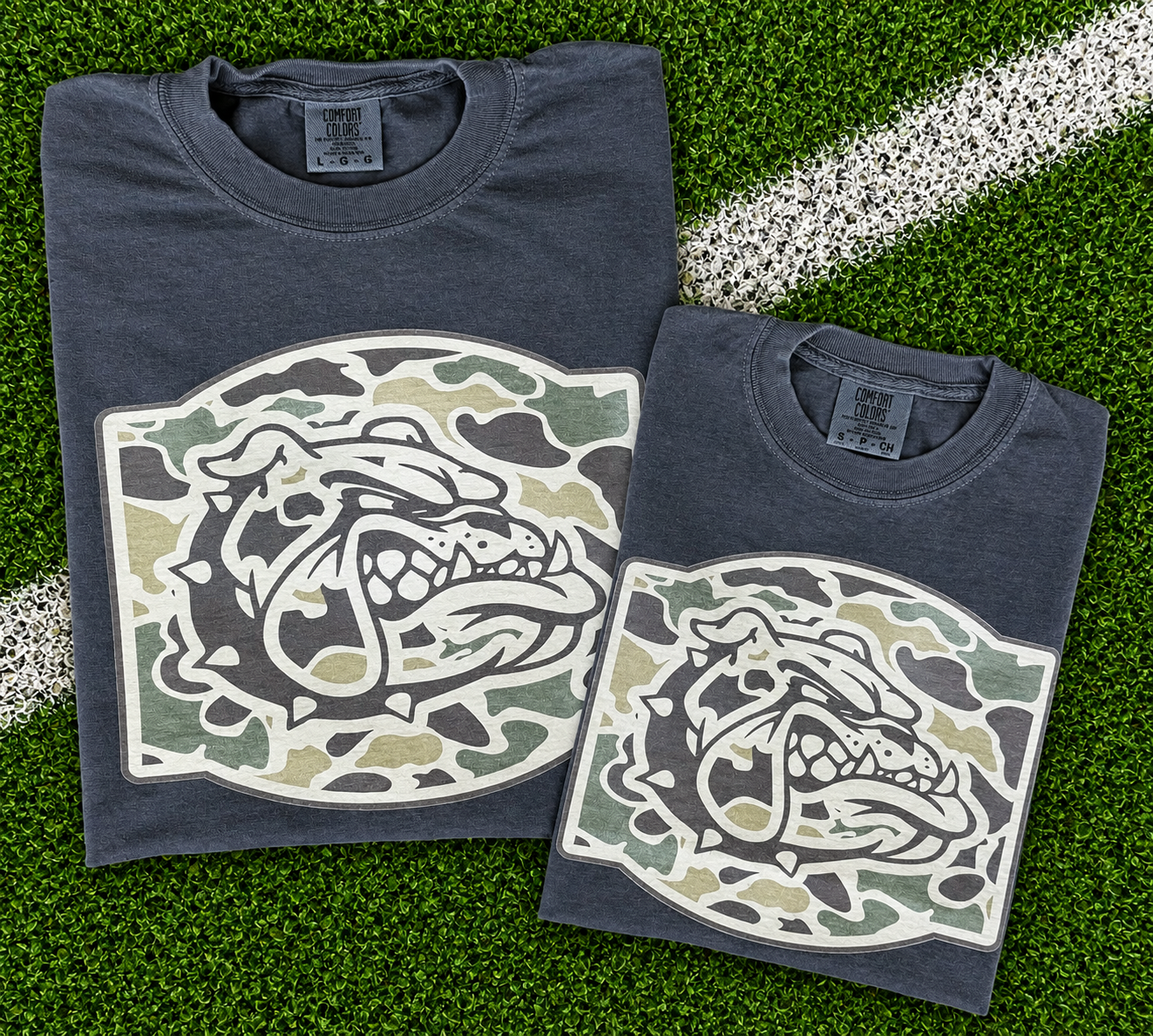 Bulldogs Camo Mascot Tee