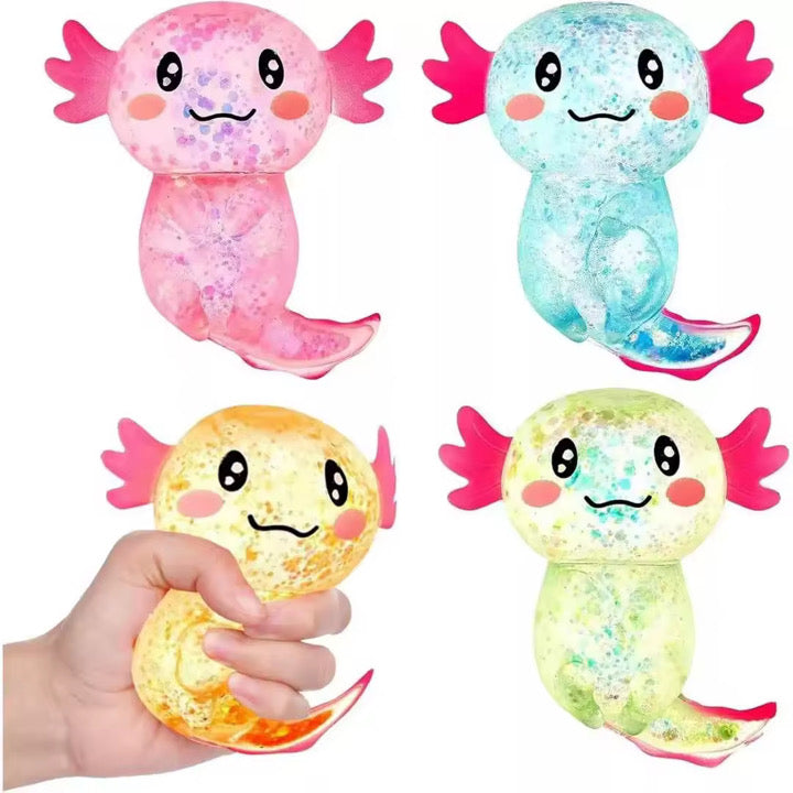 Glitter Axolotl Squishy *July 15-19 Shipment*