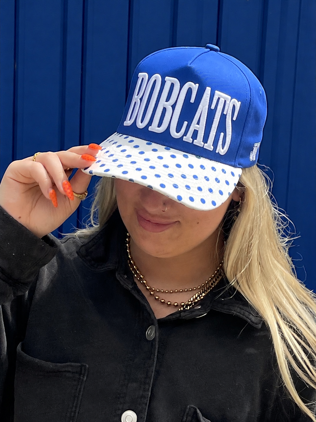 Bobcats Polka Dot Hat *Pre-Order*