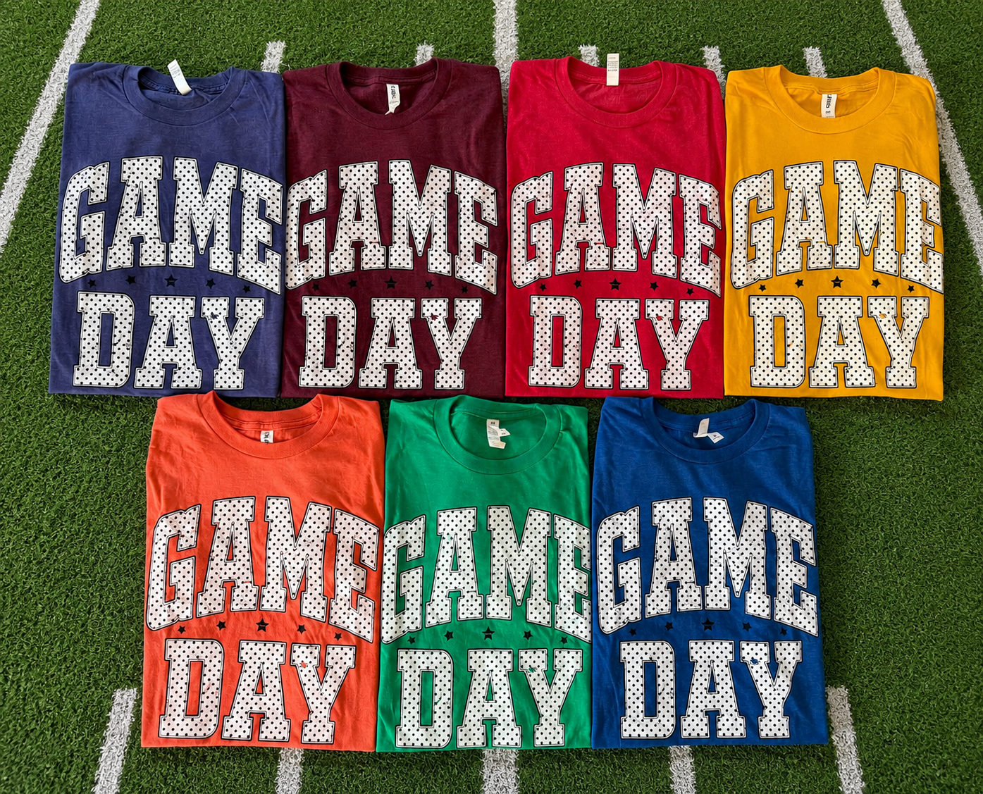 RTS Game Day Polka Dots Tee (7 Colors)