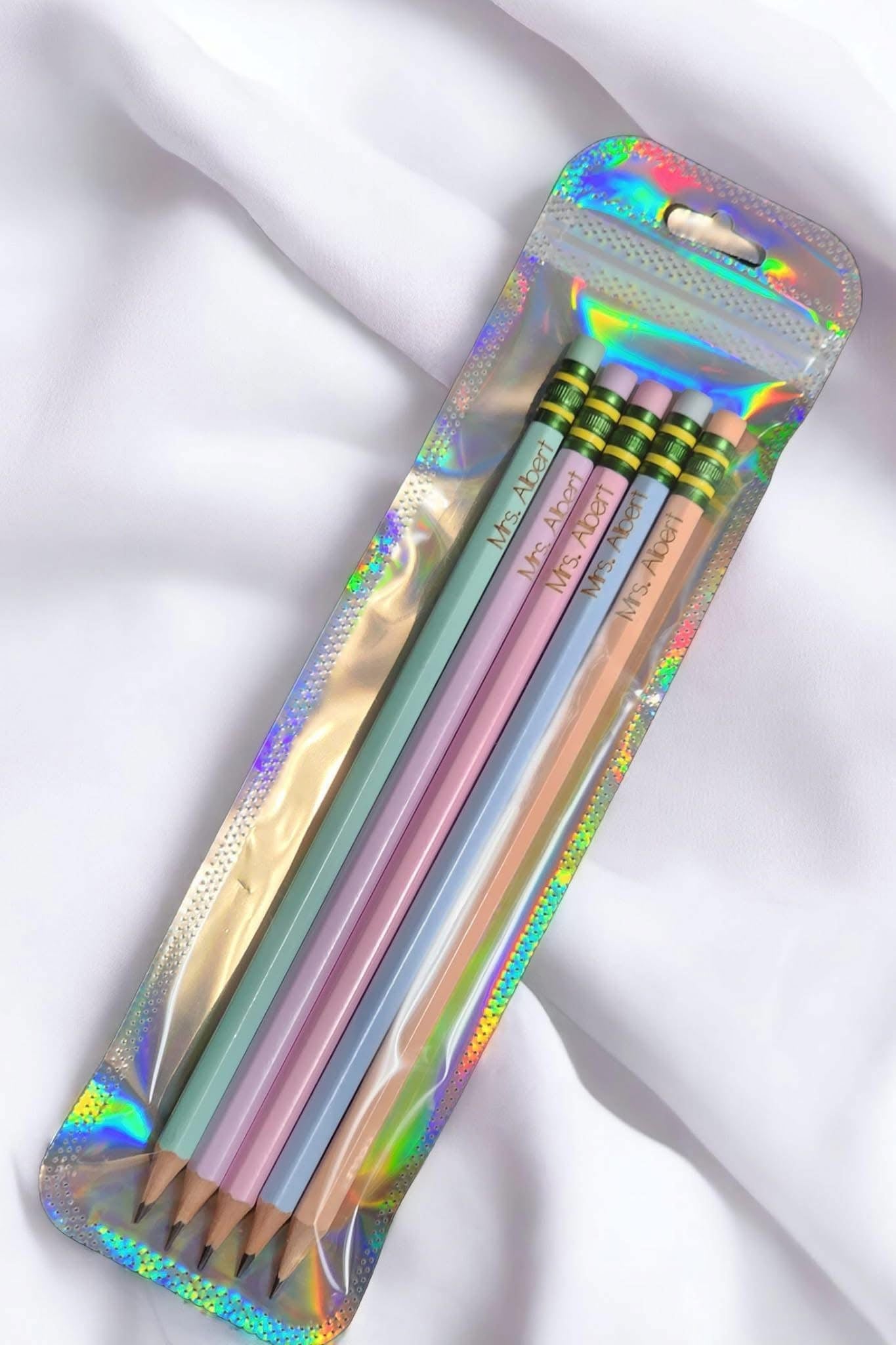 Engraved Pastel Pencils - WS (set of 5)