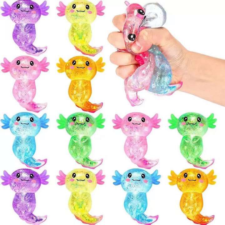 Glitter Axolotl Squishy *July 15-19 Shipment*