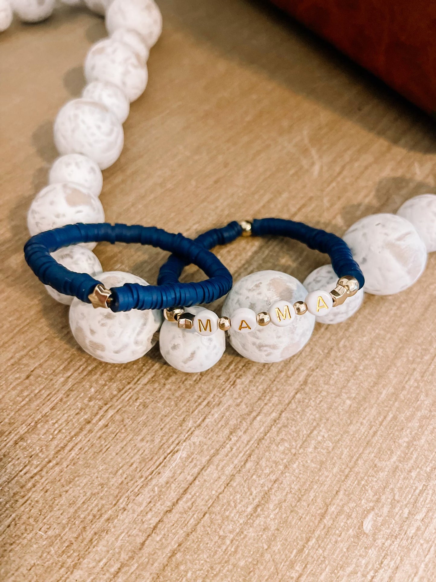 Mommy and me back to school bracelet set - WS