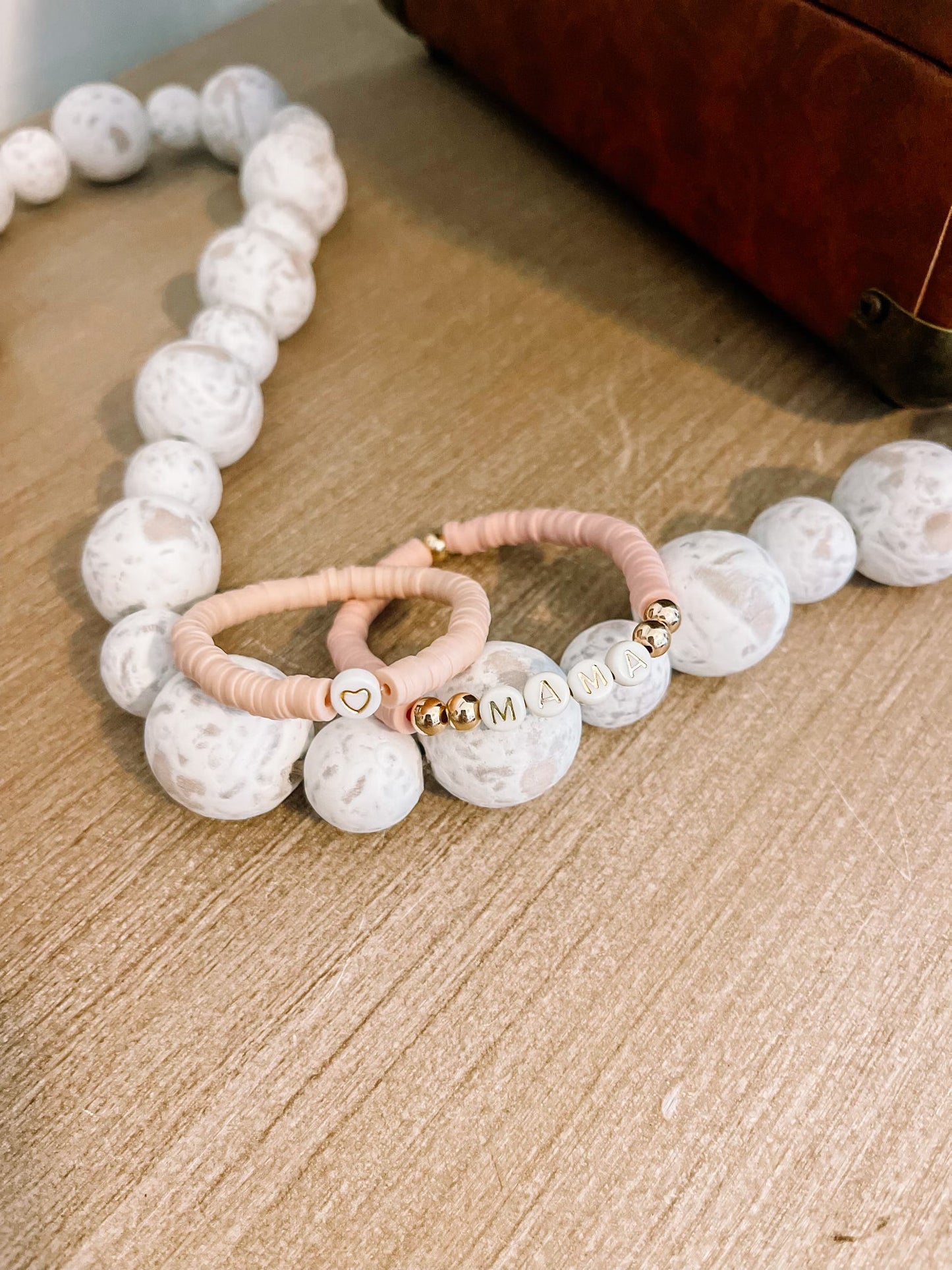 Mommy and me back to school bracelet set - WS