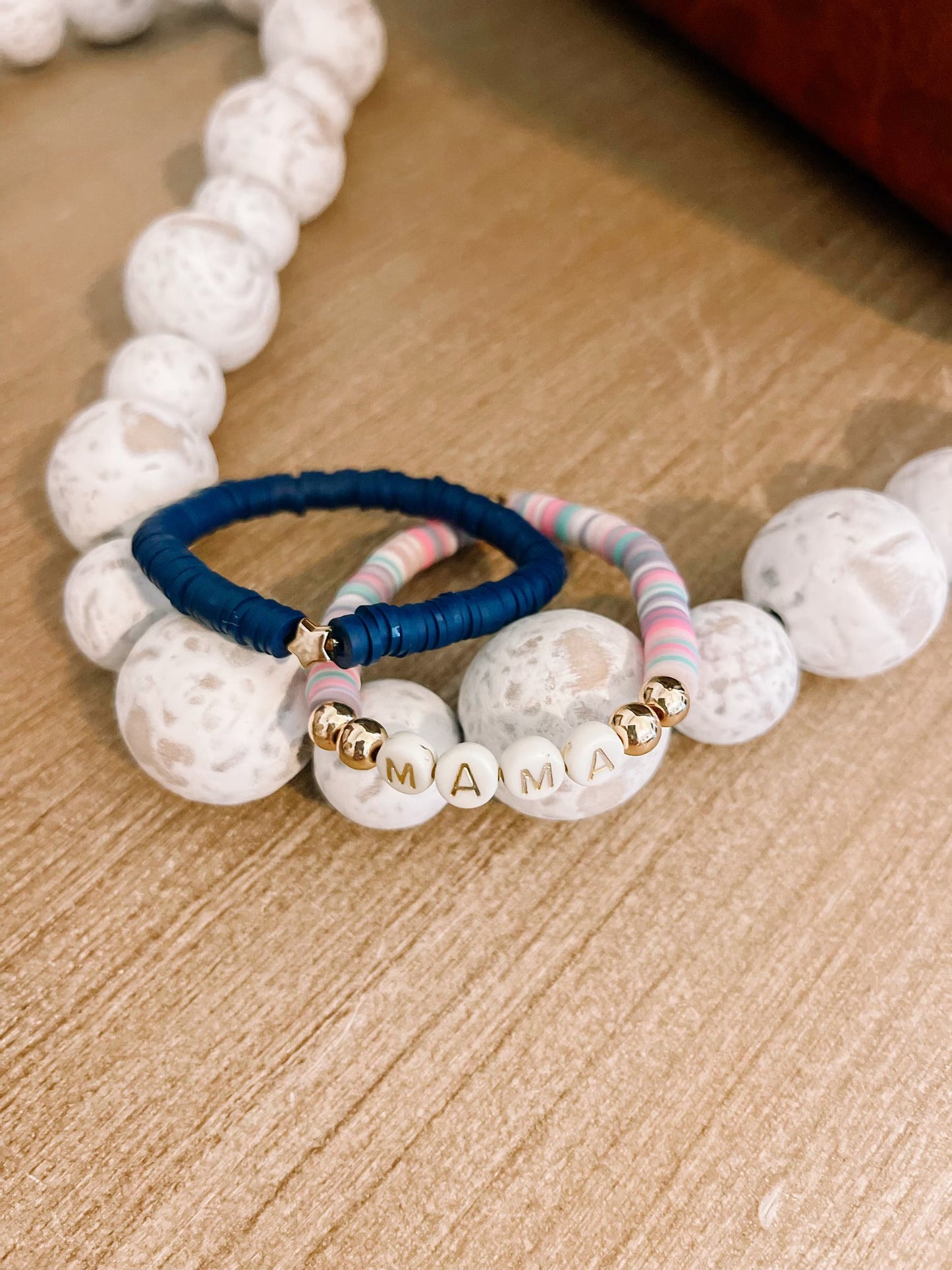 Mommy and me back to school bracelet set - WS