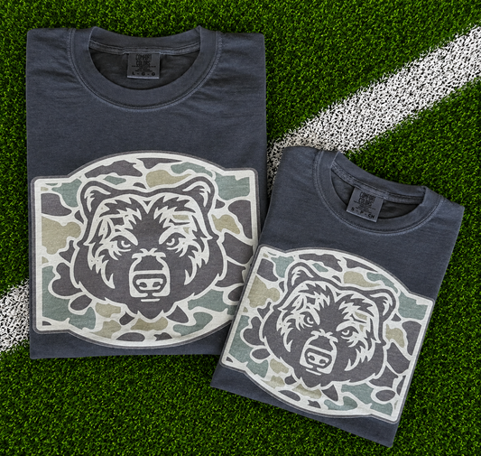 Bears Camo Mascot Tee