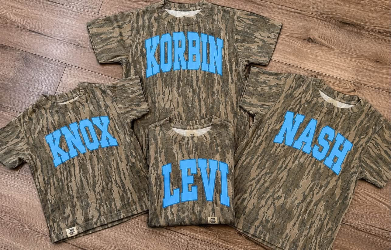 Personalized Mossy Oak tees - WS