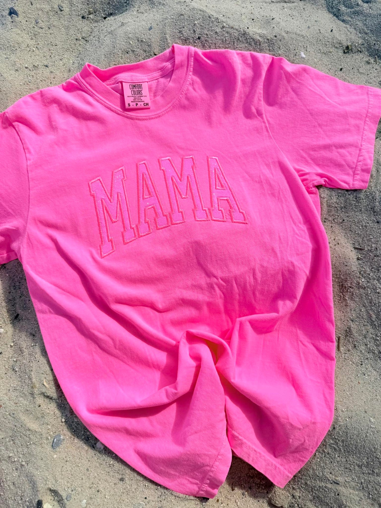 CUSTOM GLITTER APPLIQUE T SHIRT