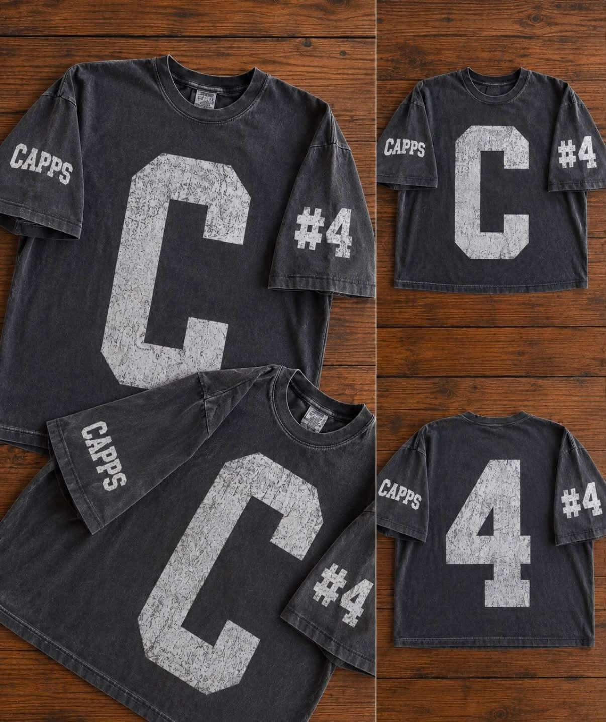 Distressed Boxy Crop Tees - WS