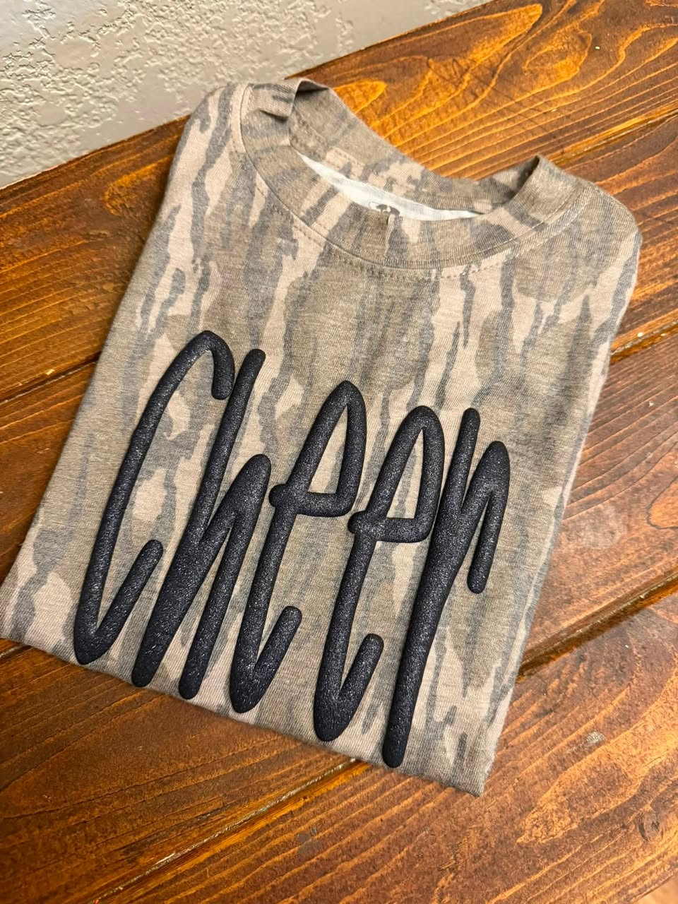 CUSTOM PUFF BOTTOMLAND CAMO TEES - WS