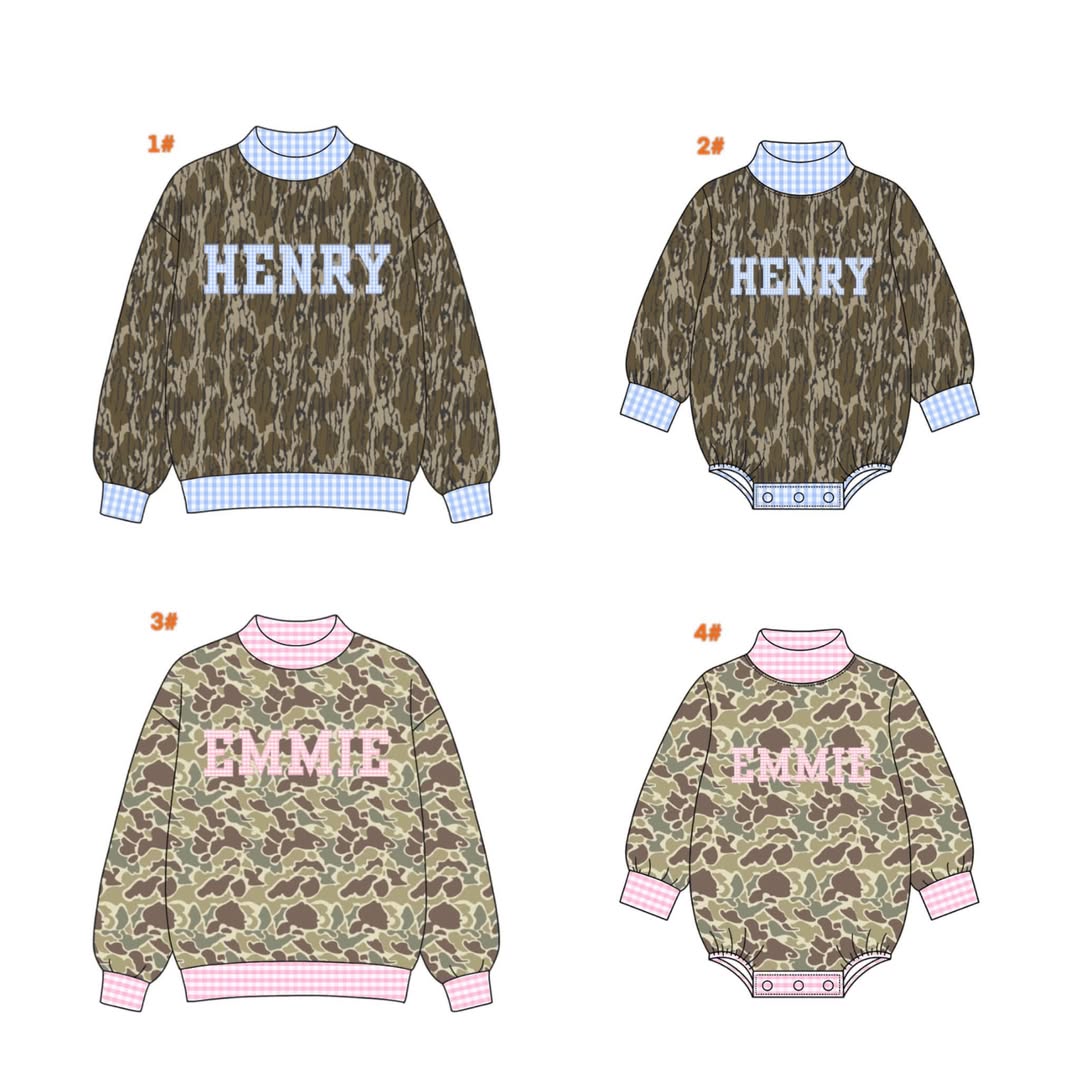 Camo mock neck - WS