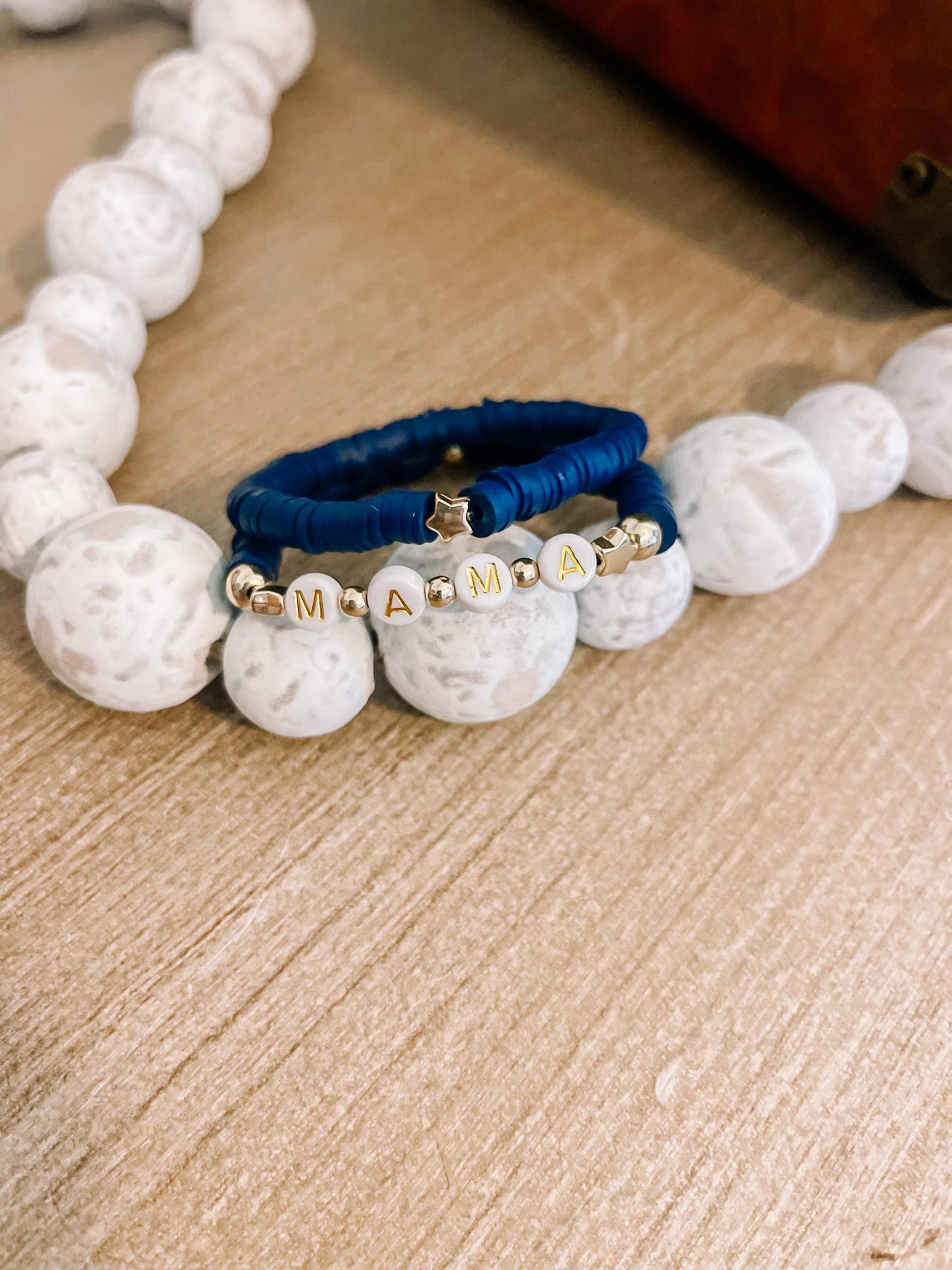 Mommy and me back to school bracelet set - WS