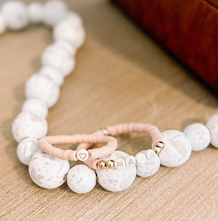 Mommy and me back to school bracelet set - WS