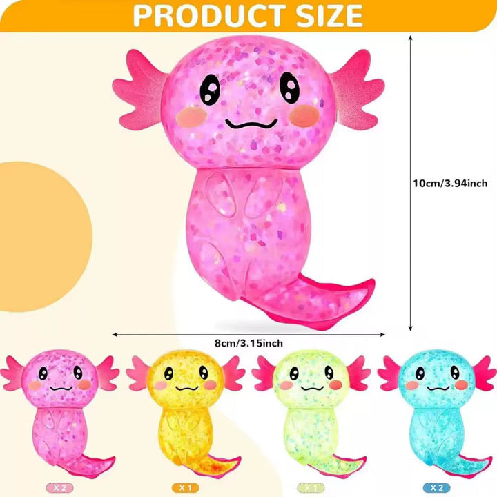 Glitter Axolotl Squishy *July 15-19 Shipment*