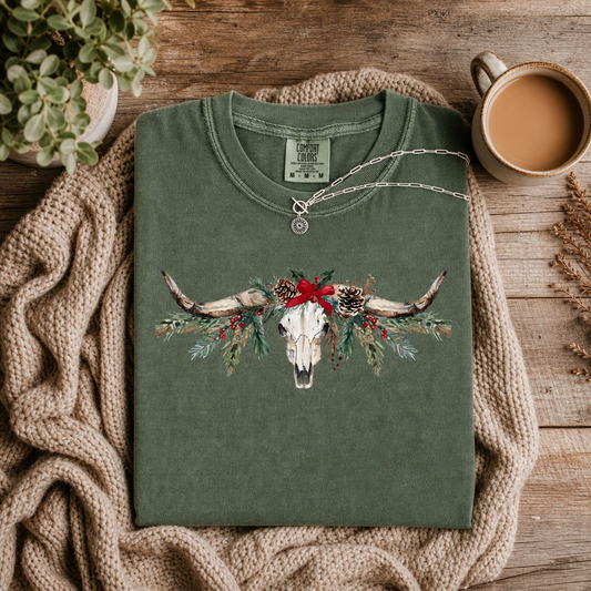 Christmas Longhorn #26190