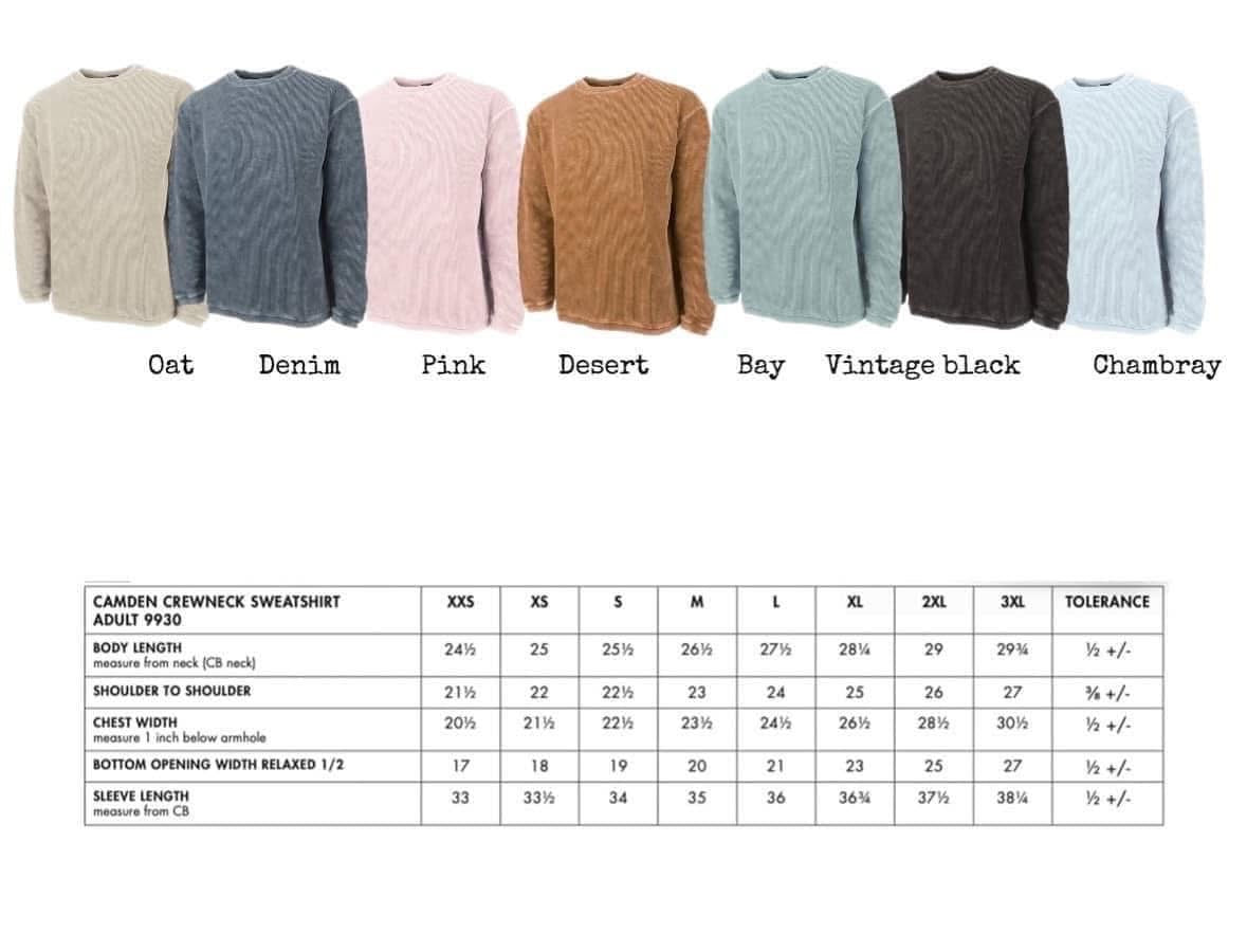Charles River Corded Sweatshirts - WS
