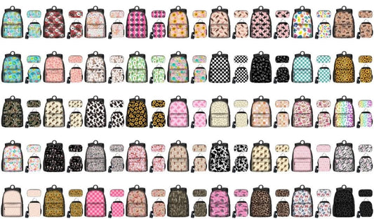 Trendy Backpacks, pencil cases & lunchboxes - WS