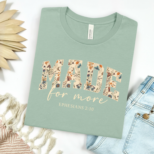Made For More Graphic Tee D-1019