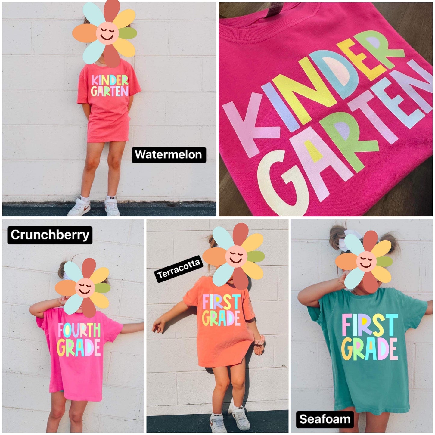 Girls Pastel Grade Shirts - WS