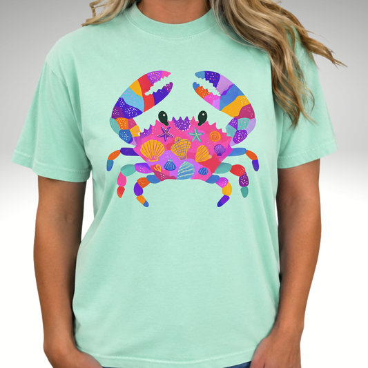 Seashell Crab Tee
